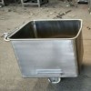 定做圓角小推車(chē) 304不銹鋼桶車(chē) 車(chē)間肉料車(chē) 小料斗車(chē)腌肉車(chē)