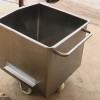 牛肉片不銹鋼周轉(zhuǎn)車(chē) 雞肉塊200型小料車(chē)  食品級(jí)小推車(chē)經(jīng)濟(jì)實(shí)用