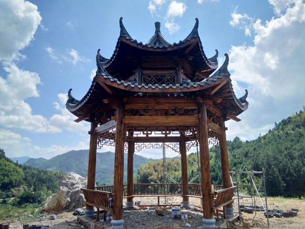 古建六角涼亭26