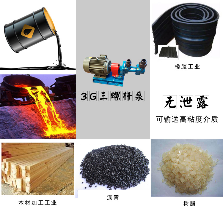 三螺桿泵 3G25x6A-46 高壓噴然泵 廠家直銷 低噪音高油壓 3G螺桿泵示例圖9