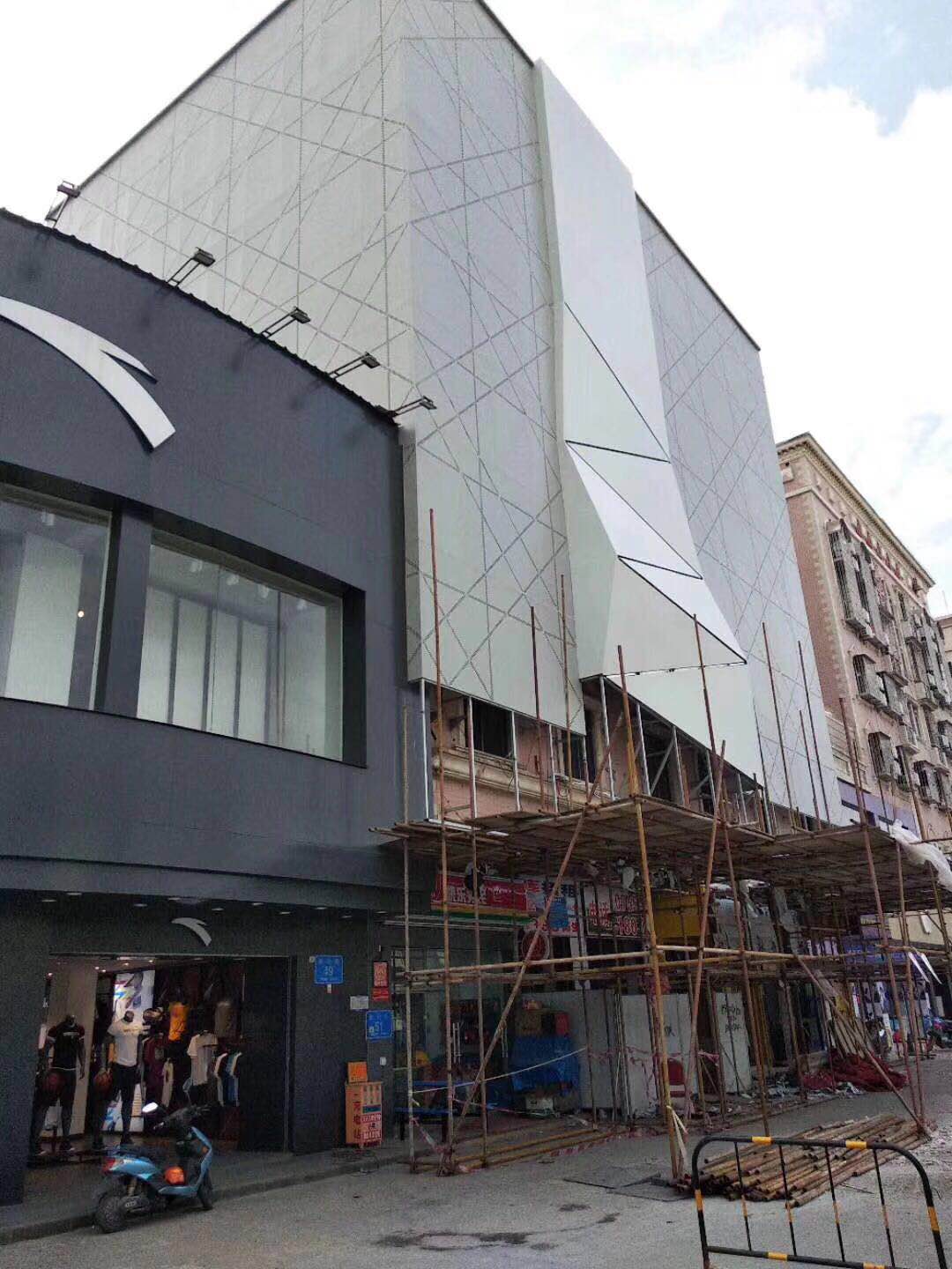 門頭幾何造型鋁單板幕墻
