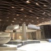 學校造型鋁方通吊頂-外墻異形鋁方通定做