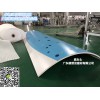 博覽會大廳3D噴繪圓點七彩色鋁板‘立柱’美爆了
