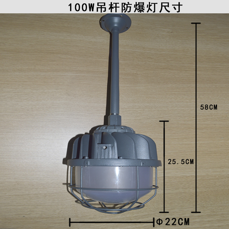 100W防爆燈吸吊款（100W Explosion-proof lights suction model）     RMB:208元/一套