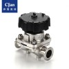 CJan衛(wèi)生級(jí)無(wú)菌隔膜閥 SS304/SS316L 快裝/焊接/螺紋蝶閥DVS