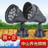 戶外LED圓形投射燈照樹(shù)燈12W防水插地投光燈喬光照明