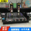廠家直銷龍澤數控1825雙獨立頭石材雕刻機，石材壁畫雕刻機，石材背景墻雕機 大理石雕刻機 茶盤雕刻機