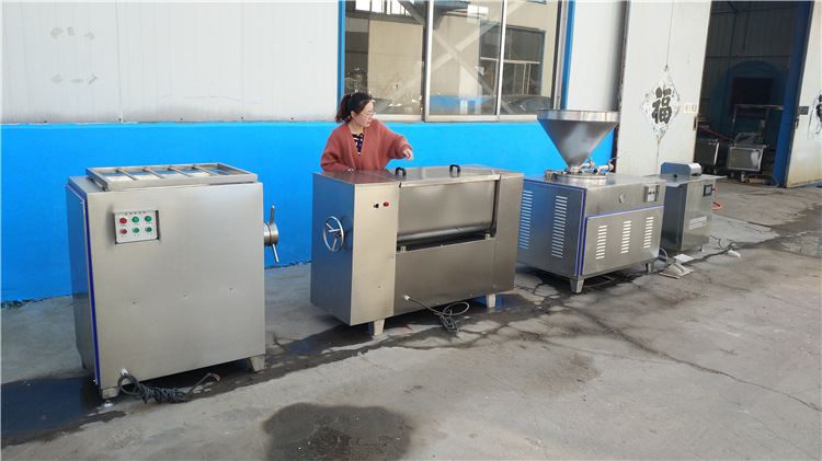液壓灌腸機  自動香腸灌腸機  哈爾濱紅腸成套加工設備示例圖15
