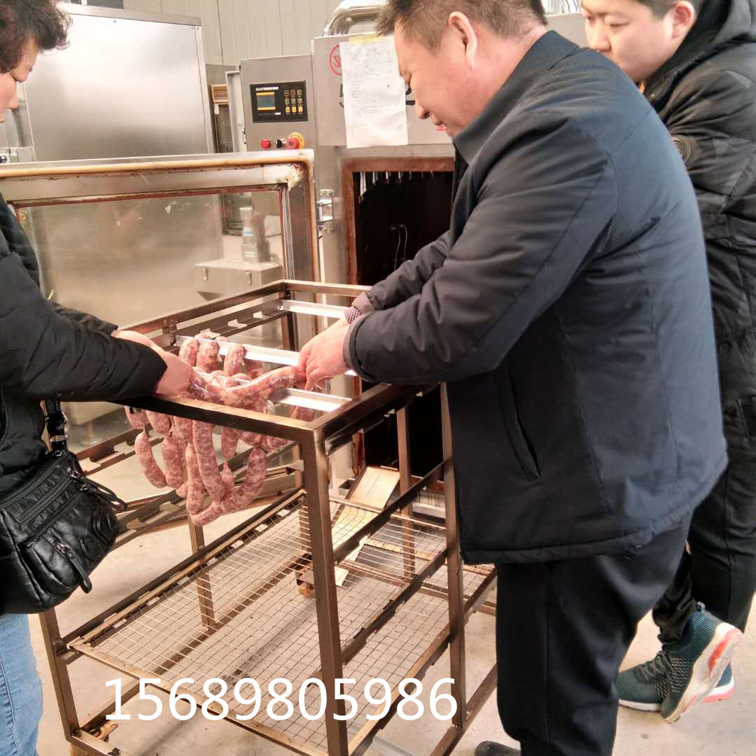 液壓灌腸機  自動香腸灌腸機  哈爾濱紅腸成套加工設備示例圖4
