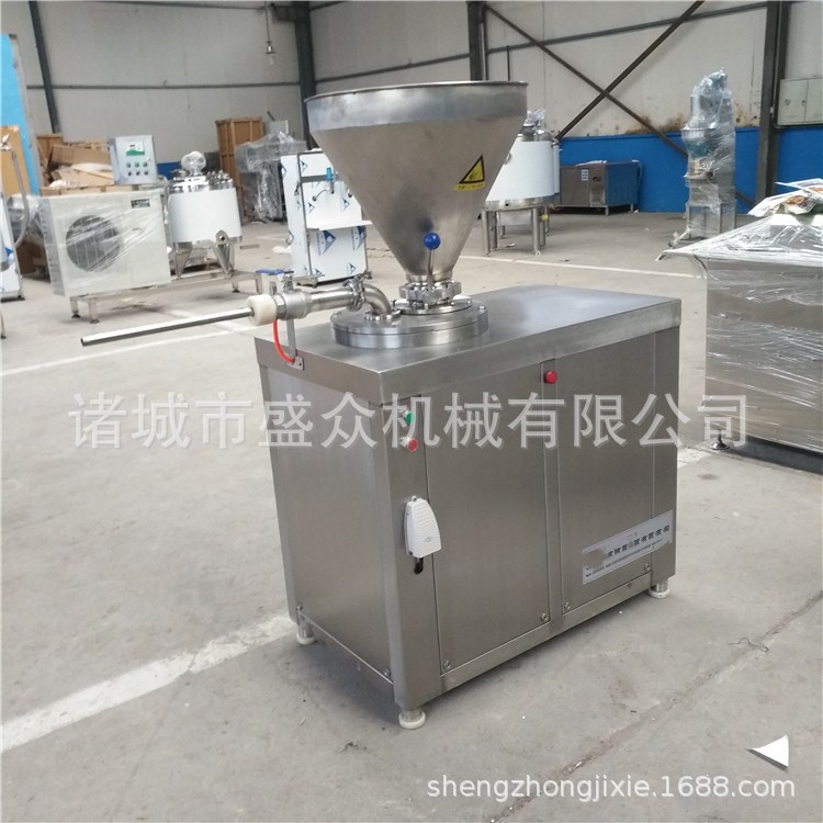 液壓灌腸機  自動香腸灌腸機  哈爾濱紅腸成套加工設備示例圖8