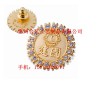 金屬水鉆徽章、獅子會徽章、愛心慈善機構(gòu)胸徽定制