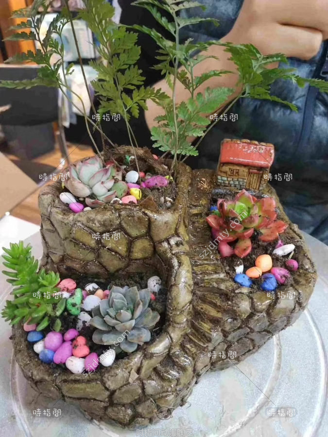 陶藝景觀，陶藝作品，時(shí)指間陶藝，時(shí)指間陶藝加盟店，陶藝店裝修，開陶藝店，陶藝店 (5)