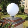 廠家直銷 戶外柱頭燈圍墻燈門柱燈大門燈亞克力球形罩LED防水