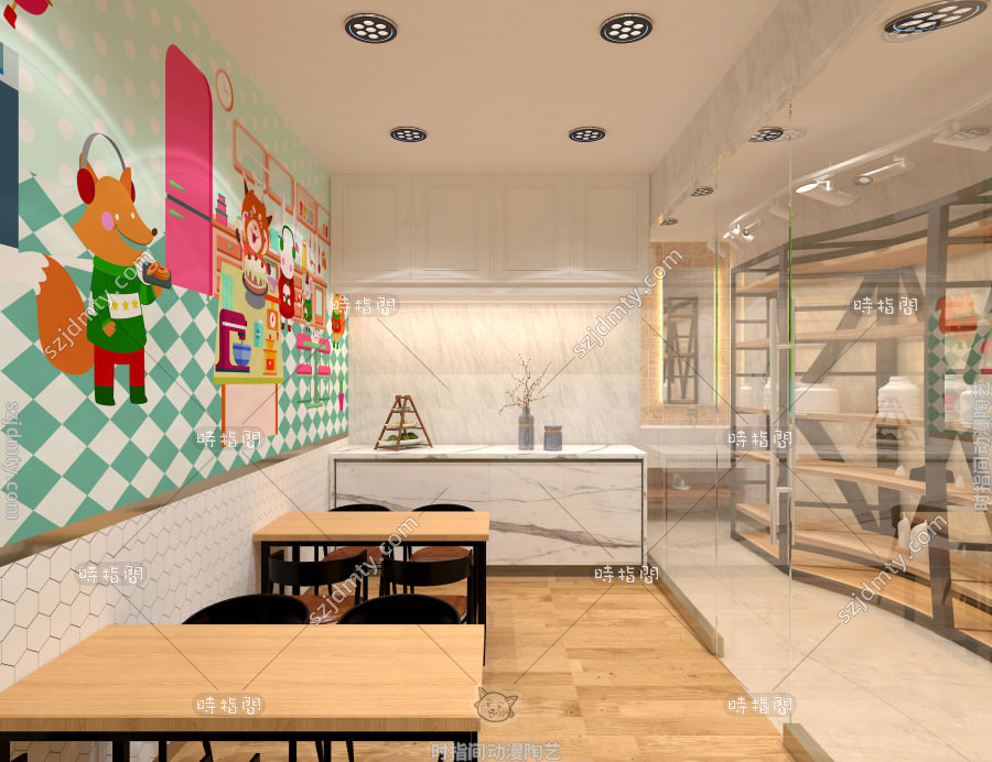 開陶藝店，陶藝店加盟，陶藝店裝修，時指間陶藝店，DIY陶藝店 (7)