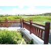 廣東仿木欄桿廠家有哪些生產(chǎn)供應(yīng)，新村建設(shè)道路水泥仿木護欄安裝