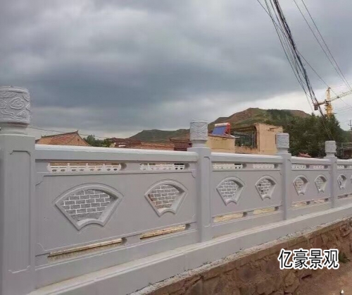 1.5米仿石欄桿祥云立柱一