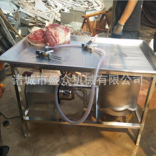 盛眾供應(yīng)帶骨鹽水注射機(jī) 牛肉腌制入味設(shè)備 肉類注射機(jī)示例圖8