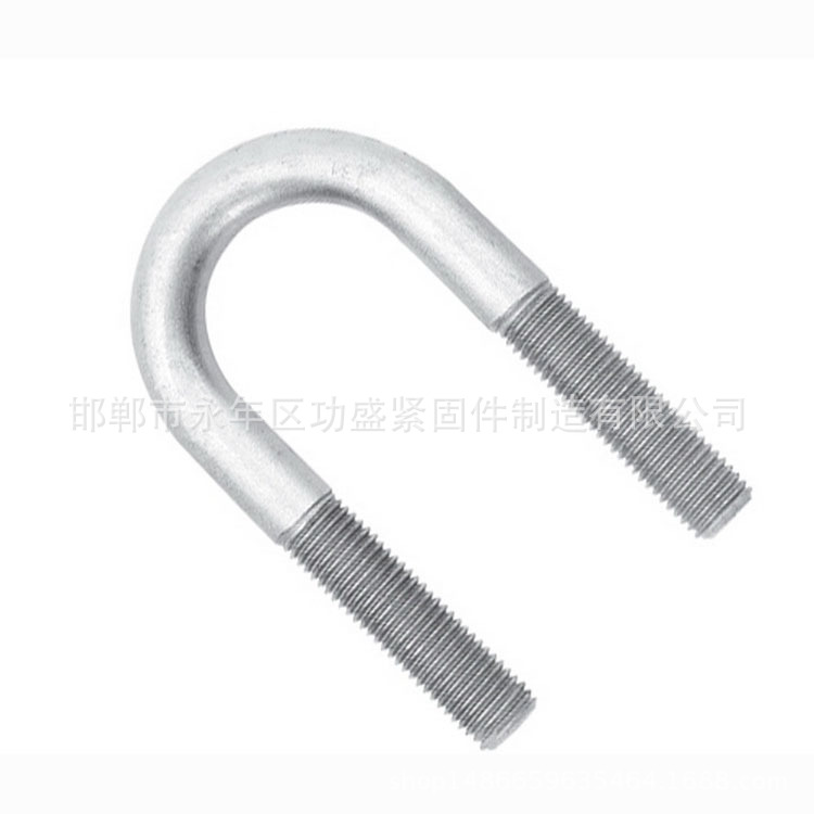 廠家現貨供應 不銹鋼U型螺栓 國標鍍鋅4.8級U型絲 U型卡 規格齊全示例圖7
