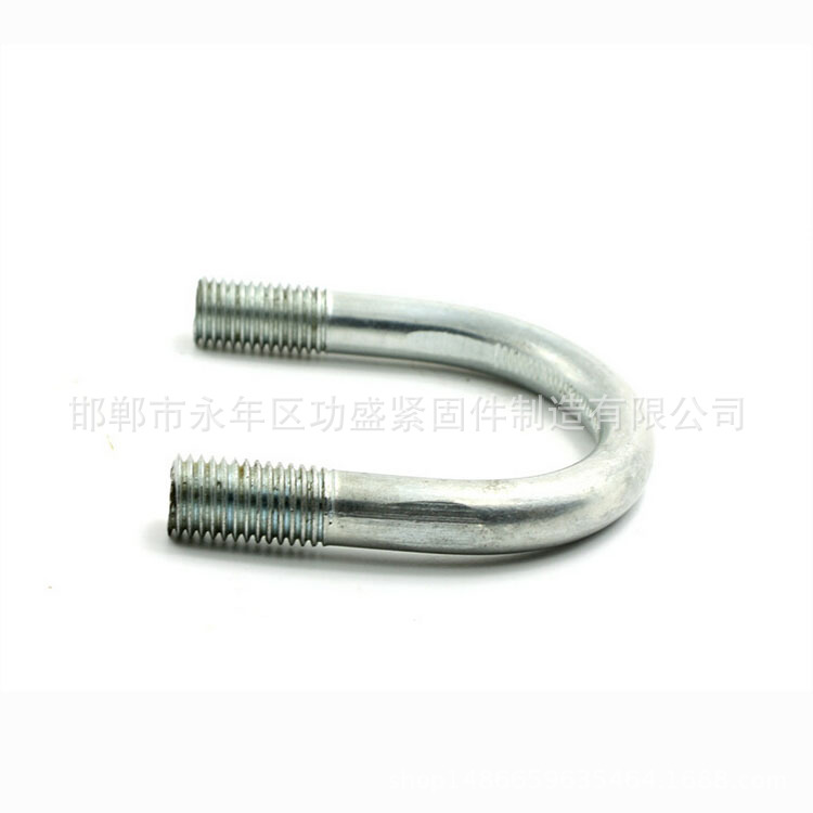 廠家現貨供應 不銹鋼U型螺栓 國標鍍鋅4.8級U型絲 U型卡 規格齊全示例圖5
