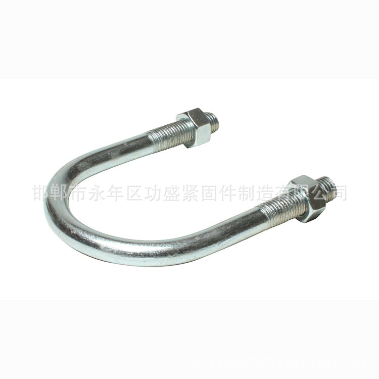 廠家現貨供應 不銹鋼U型螺栓 國標鍍鋅4.8級U型絲 U型卡 規格齊全示例圖8