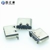 type-c轉接頭 6PIN type-c貼片母座 180度全貼式
