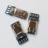 MICRO 5P 雙面插公頭 不分正反雙用插頭 帶板加長外露 數(shù)據(jù)充電板