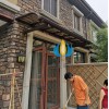 北京平谷定做華美h-01別墅陽臺雨蓬窗戶遮陽棚門口雨搭走廊雨棚安裝廠家