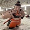 玻璃鋼人物雕塑廠家專業(yè)定做吃面人物雕像創(chuàng)意雕塑
