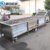 廠家直銷大型全自動(dòng)食堂噴淋式氣泡清洗機(jī)蘋果梨子檸檬氣泡清洗機(jī)