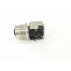 M12PCB電路板焊接彎角插座90度直角