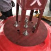 遼寧水庫養(yǎng)殖區(qū)域做警示用的滾塑浮標(biāo)