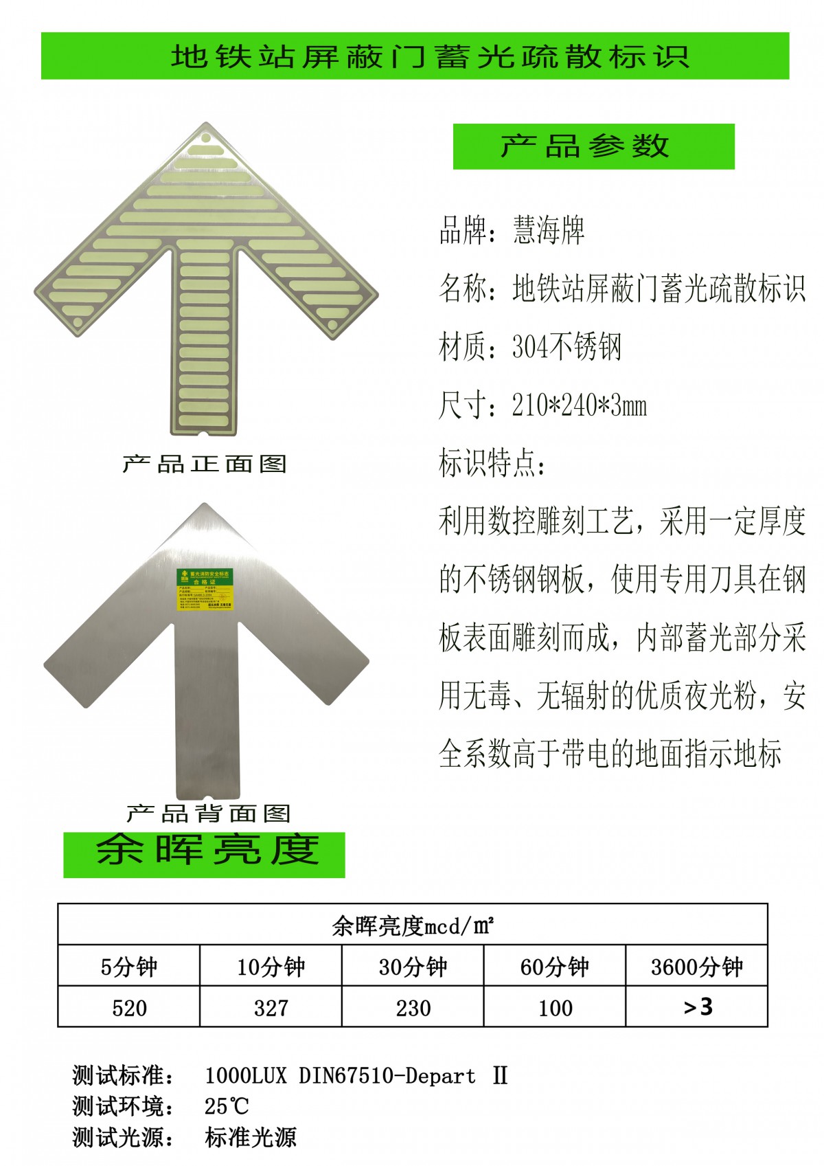 產品參數